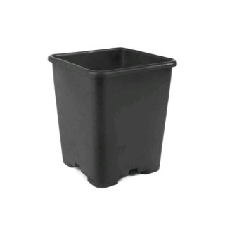 QUADRO VASO QUADRATO IN PLASTICA 7X7X8 - 350ML
