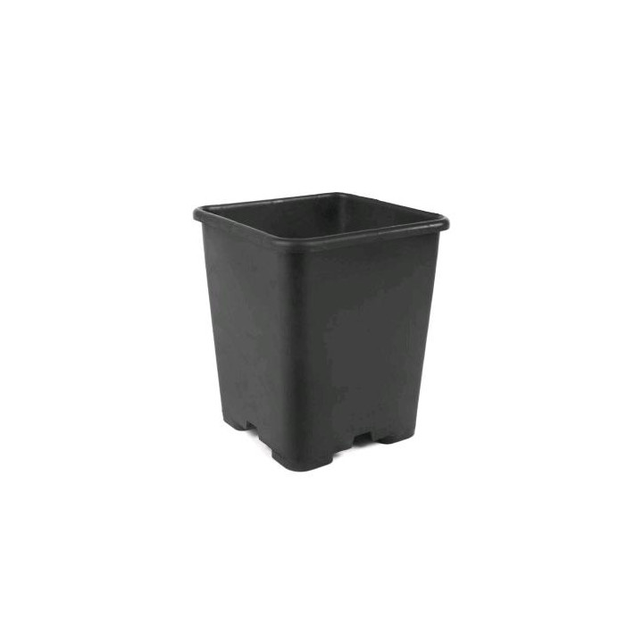QUADRO VASO QUADRATO IN PLASTICA 7X7X8 - 350ML