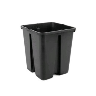 Vaso Quadrato Antispiralizzazione 6.5L - Bamaplast